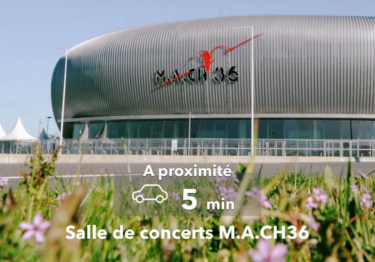 Le Haussmann ⸱ Stationnement Gratuit ⸱ Fibre Lägenhet Déols Exteriör bild